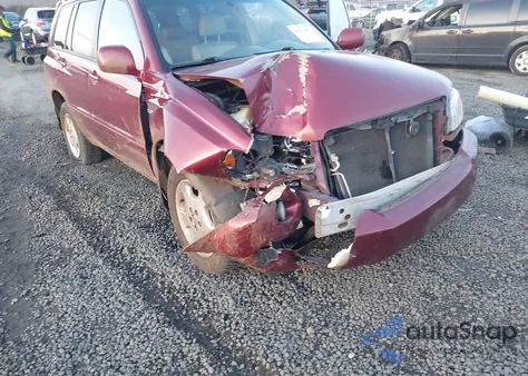 2004 Toyota Highlander Limited V6 z USA, uszkodzony, nr VIN JTEEP21A340054947